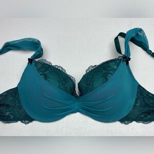 Adore Me TEAL Push-up Plunge, 34D *P1063